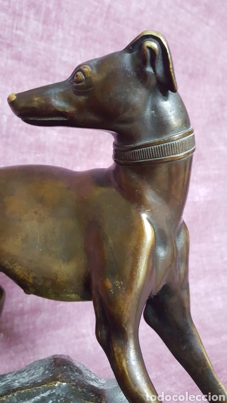 Arte: GALGO CON LIEBRE, DE BRONCE - Foto 14