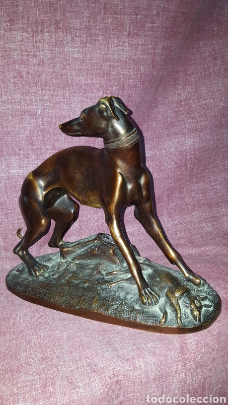Arte: GALGO CON LIEBRE, DE BRONCE - Foto 25