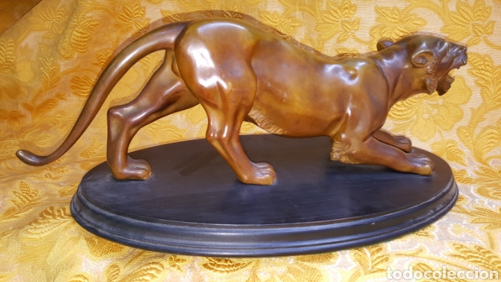 Arte: PANTERA AL ACECHO, DE BRONCE - Foto 2
