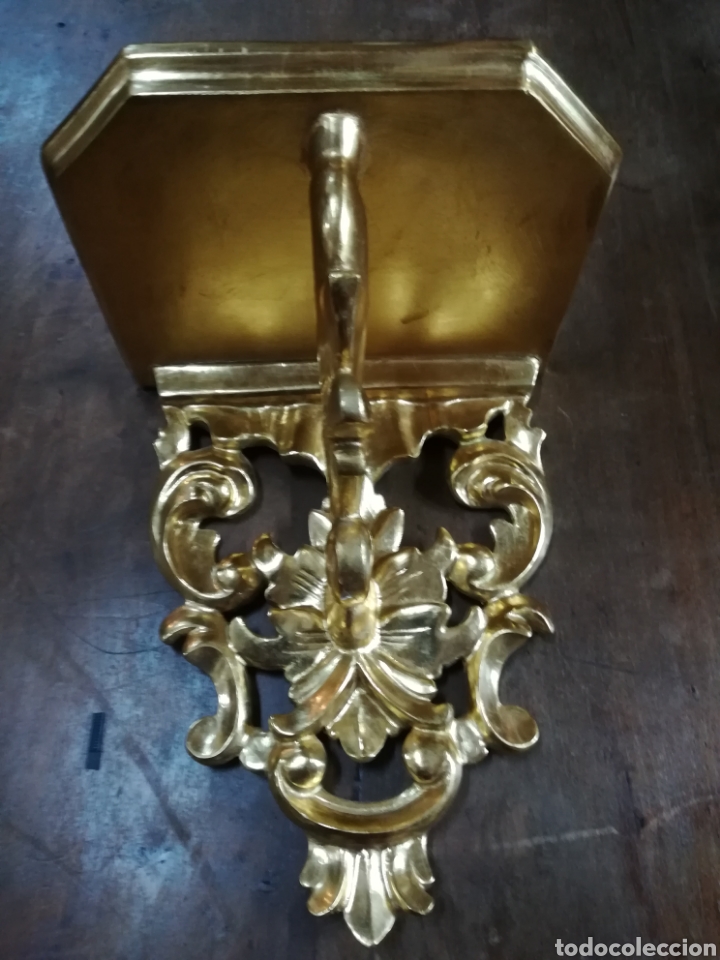 Arte: REPISA DE MADERA EN PAN DE ORO FINO XX. Lote 141341841