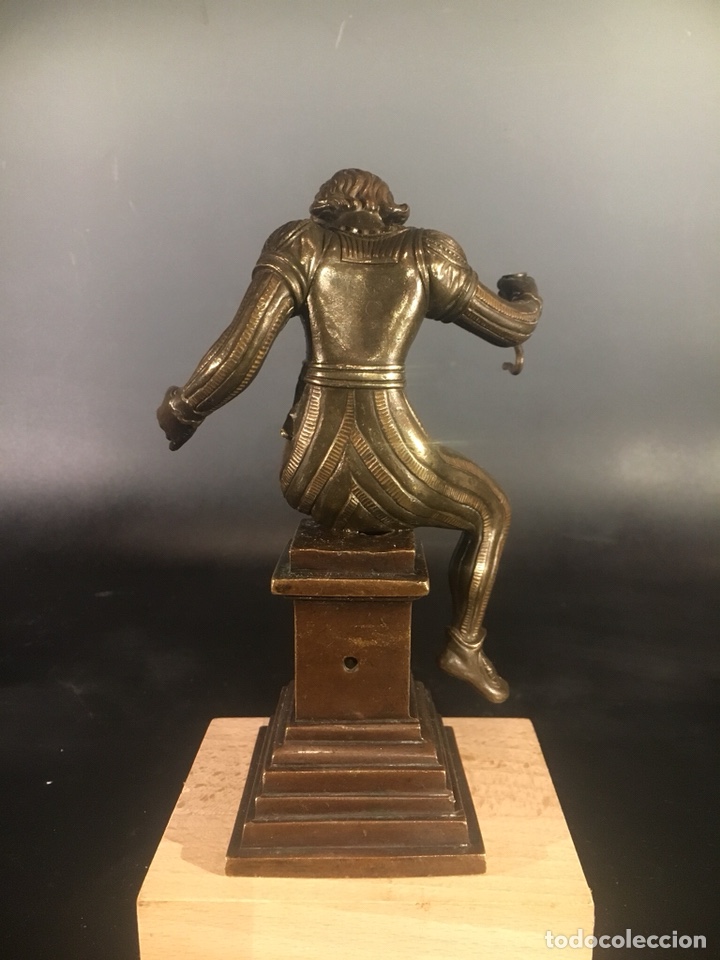 Arte: Buf&oacute;n de la corte bronce siglo XIX - Foto 3