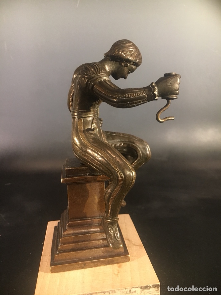 Arte: Buf&oacute;n de la corte bronce siglo XIX - Foto 4