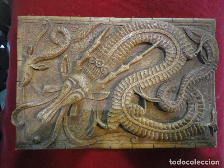 Arte: CAJA TALLADA CHINA - Foto 1