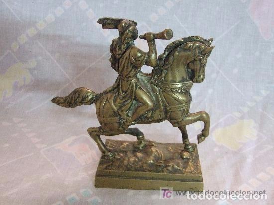 Arte: JINETE CON CABALLO EN BRONCE - Foto 2