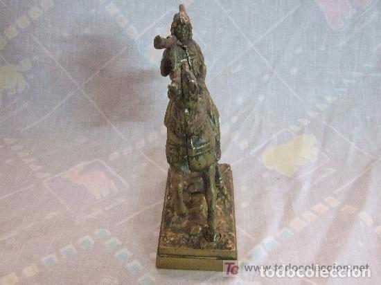 Arte: JINETE CON CABALLO EN BRONCE - Foto 3