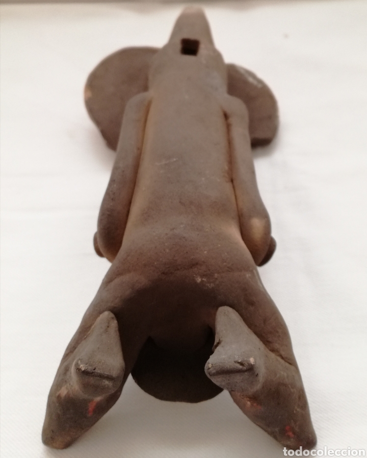 Arte: Flauta Azteca Terracota. - Foto 4
