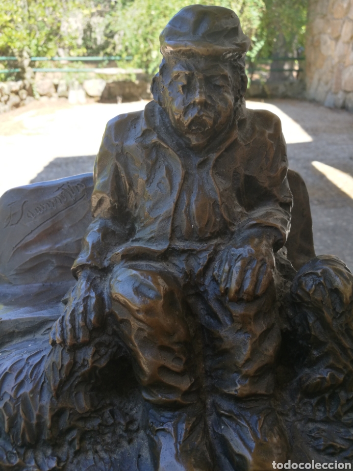 Arte: Bronce viejo con perros - Foto 2