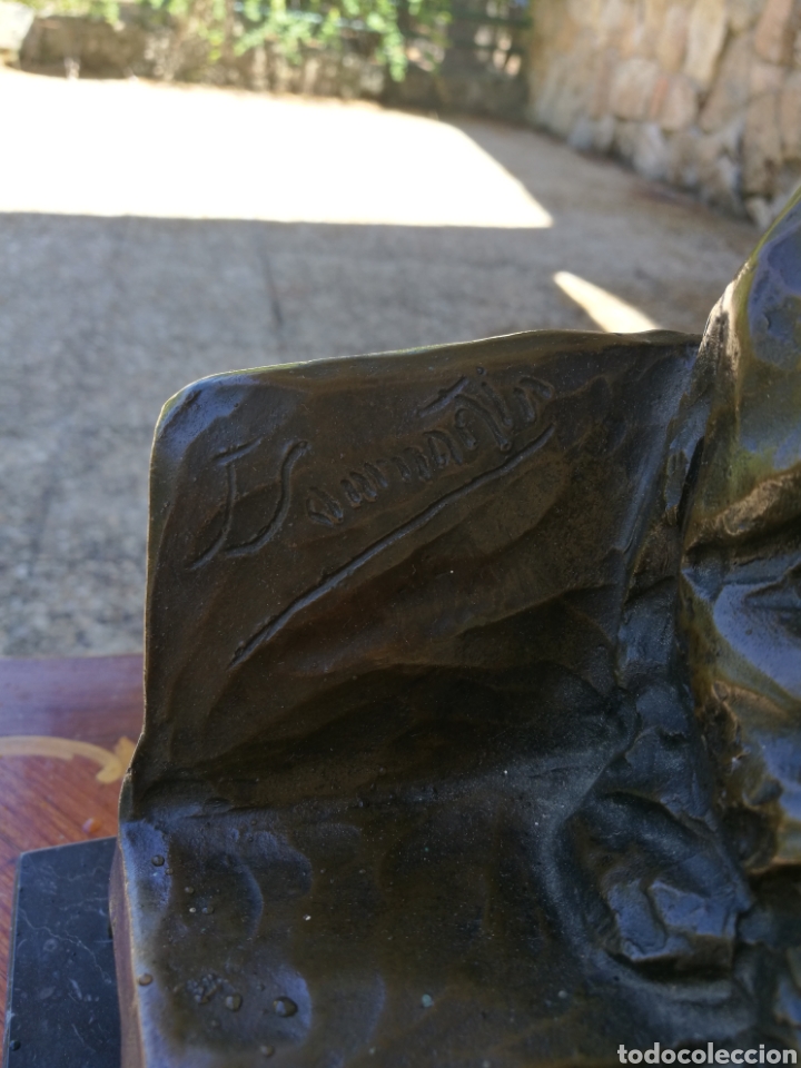 Arte: Bronce viejo con perros - Foto 3