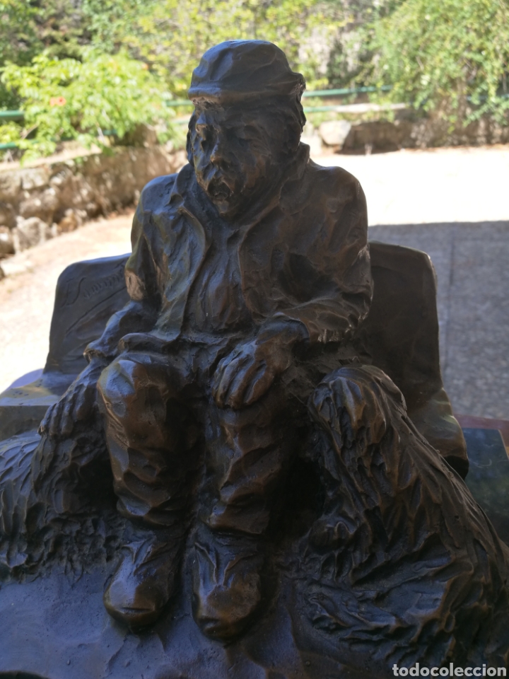 Arte: Bronce viejo con perros - Foto 4