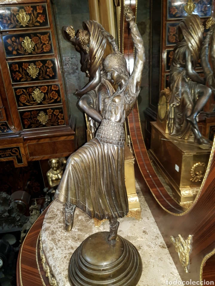 Arte: ESCULTURA DE BRONCE ( 59 cm) - Foto 2