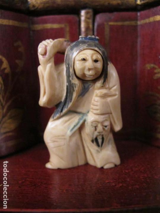 Arte: NESUKI, ANCIANO DOBLE CARA - Foto 2