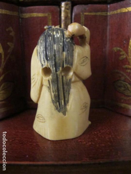 Arte: NESUKI, ANCIANO DOBLE CARA - Foto 5