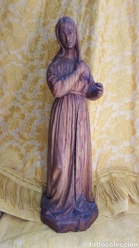 Arte: TALLA DE MADERA ANTIGUA - Foto 1