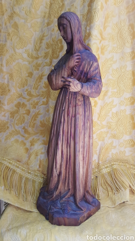 Arte: TALLA DE MADERA ANTIGUA - Foto 3