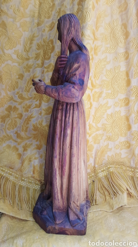 Arte: TALLA DE MADERA ANTIGUA - Foto 4