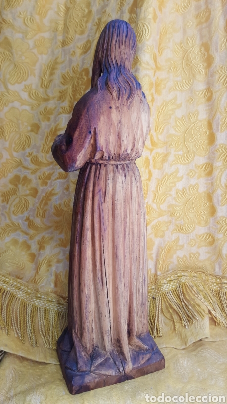 Arte: TALLA DE MADERA ANTIGUA - Foto 5