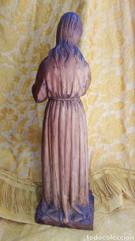 Arte: TALLA DE MADERA ANTIGUA - Foto 6