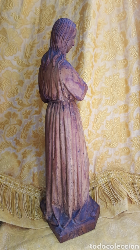 Arte: TALLA DE MADERA ANTIGUA - Foto 8