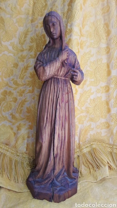 Arte: TALLA DE MADERA ANTIGUA - Foto 10