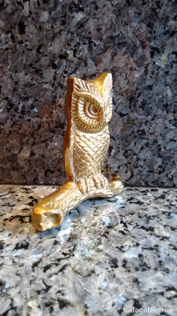 Arte: B&Uacute;HO LECHUZA LAT&Oacute;N BRONCE - Foto 2