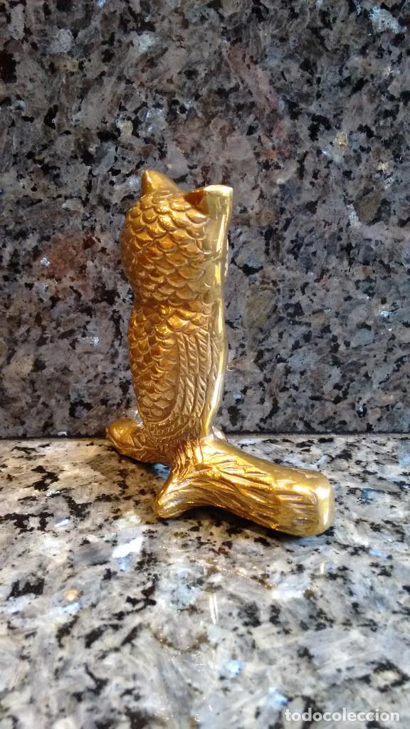 Arte: B&Uacute;HO LECHUZA LAT&Oacute;N BRONCE - Foto 3