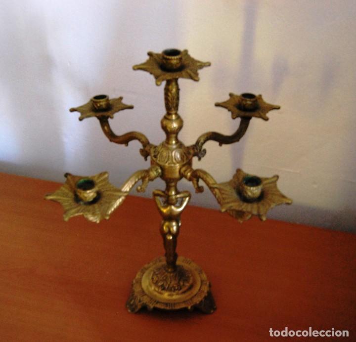 Arte: Pareja de candelabros - Foto 2