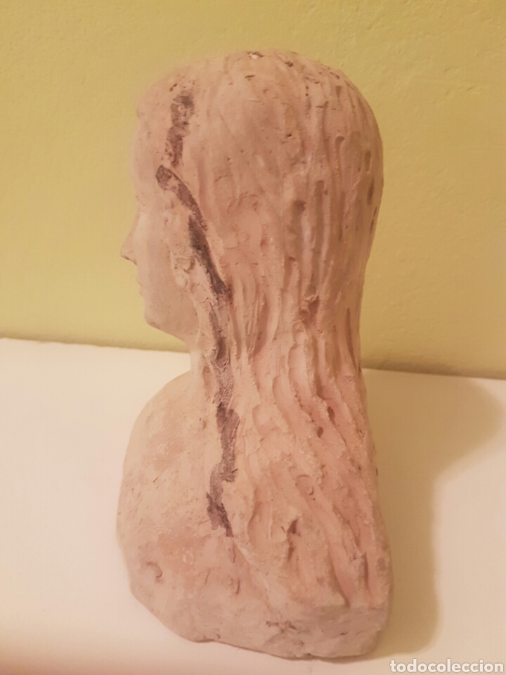 Arte: BUSTO DE BELLA DAMA MODELADO EN BARRO - Foto 2