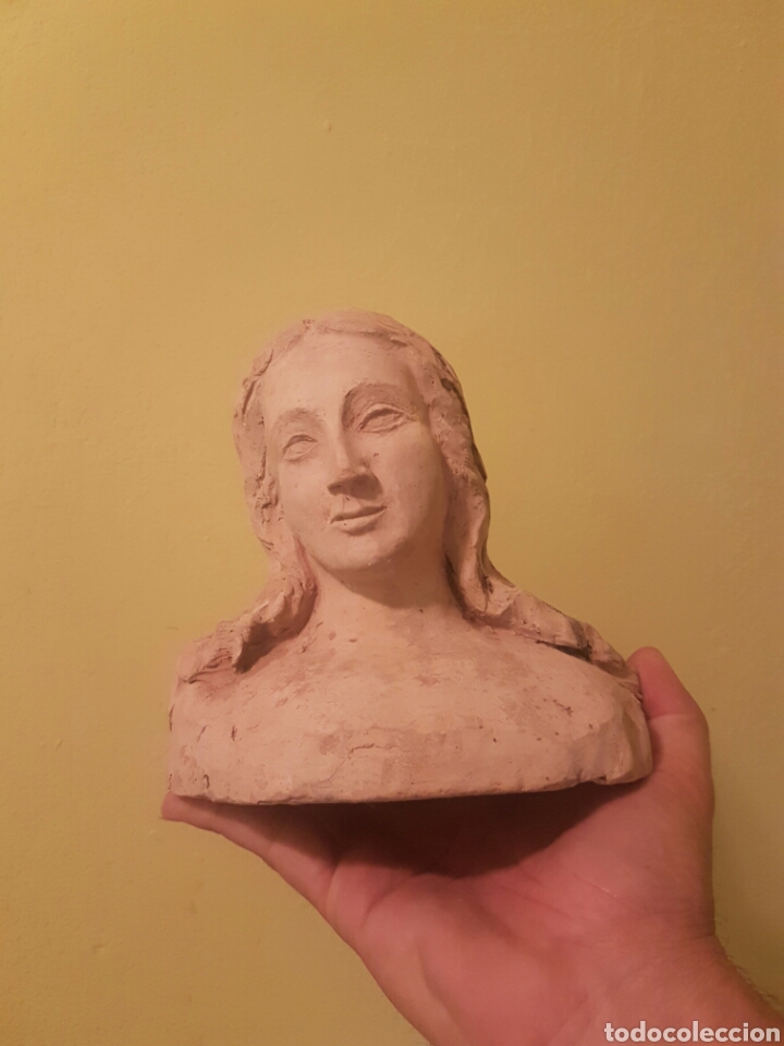 Arte: BUSTO DE BELLA DAMA MODELADO EN BARRO - Foto 4