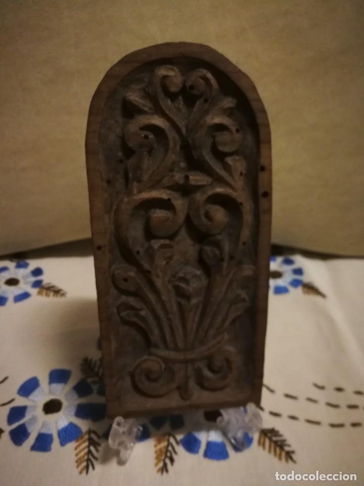 Arte: TALLA EN MADERA DE PPIOS DE sg XIX - Foto 1