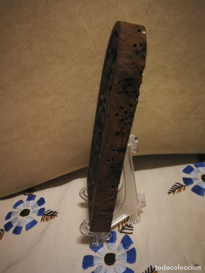 Arte: TALLA EN MADERA DE PPIOS DE sg XIX - Foto 2