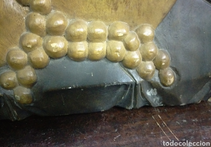 Arte: DESCONOCIDO: Talla en madera bajorrelieve BODEGON - Foto 7