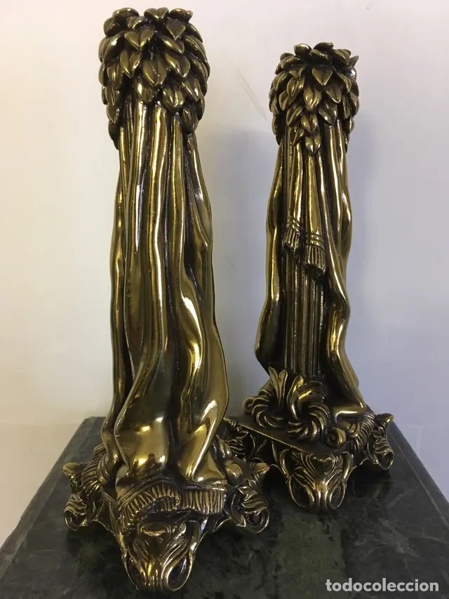 Arte: Candelabros en bronce - Foto 1