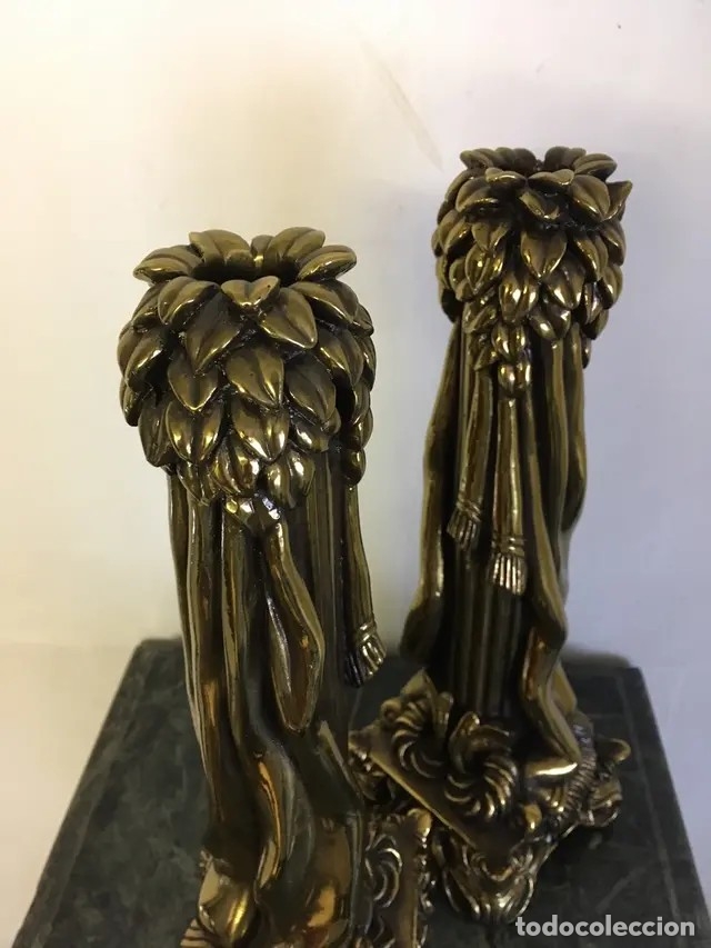 Arte: Candelabros en bronce - Foto 3