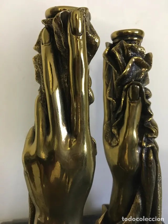 Arte: Candelabros en bronce - Foto 1