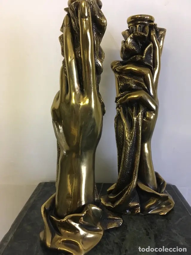 Arte: Candelabros en bronce - Foto 2