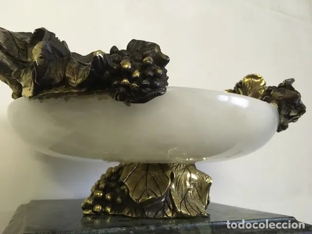 Arte: Centro de m&aacute;rmol y bronce - Foto 1