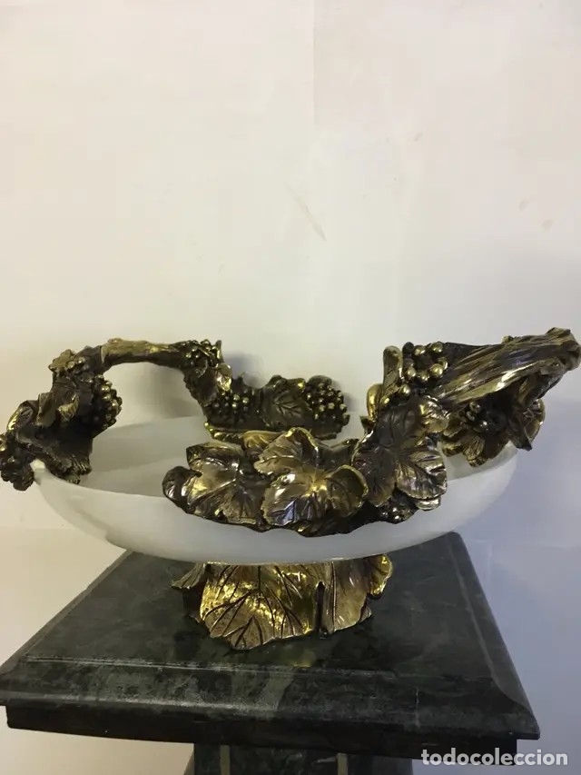 Arte: Centro de m&aacute;rmol y bronce - Foto 3