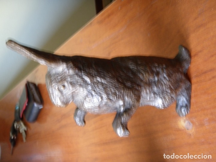 Arte: PAREJA DE CONEJOS DE BRONCE - Foto 6