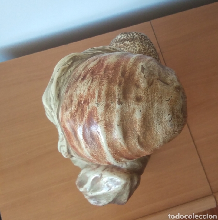 Arte: Busto de mujer en terracota. - Foto 7
