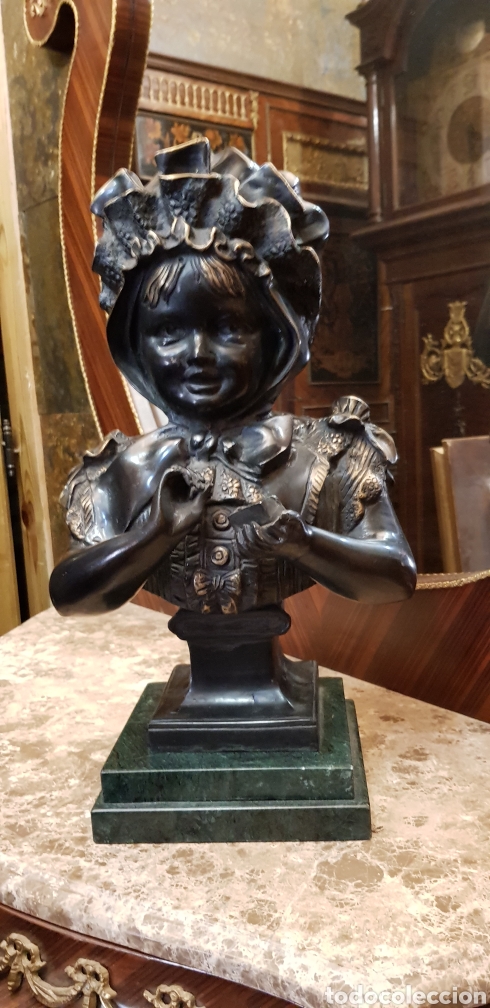 Arte: Busto de bronce ( 43 cm de alto ) - Foto 1