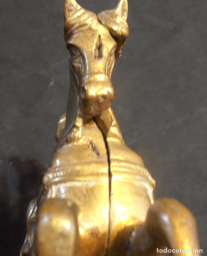 Arte: CABALLO DE BRONCE CON JINETE - Foto 4
