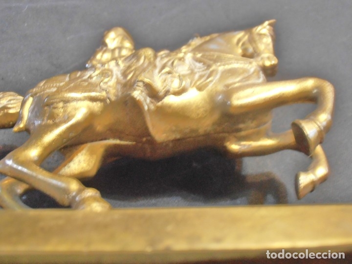 Arte: CABALLO DE BRONCE CON JINETE - Foto 5