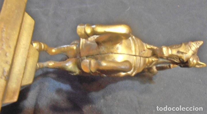 Arte: CABALLO DE BRONCE CON JINETE - Foto 7