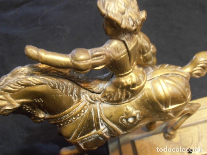 Arte: CABALLO DE BRONCE CON JINETE - Foto 8