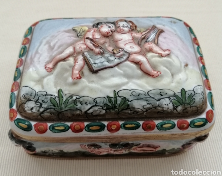 Arte: Caja Joyero Capodimonte. - Foto 1