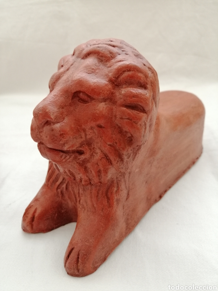 Arte: Figuras Le&oacute;n Terracota. - Foto 5