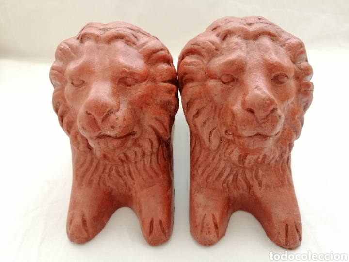 Arte: Figuras Le&oacute;n Terracota. - Foto 1