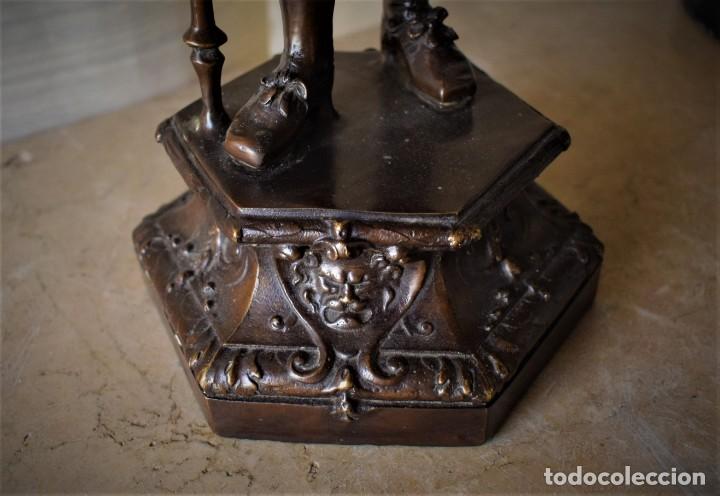 Arte: Mosquetero en bronce, s. XIX - Foto 9