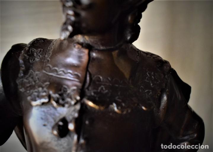 Arte: Mosquetero en bronce, s. XIX - Foto 11
