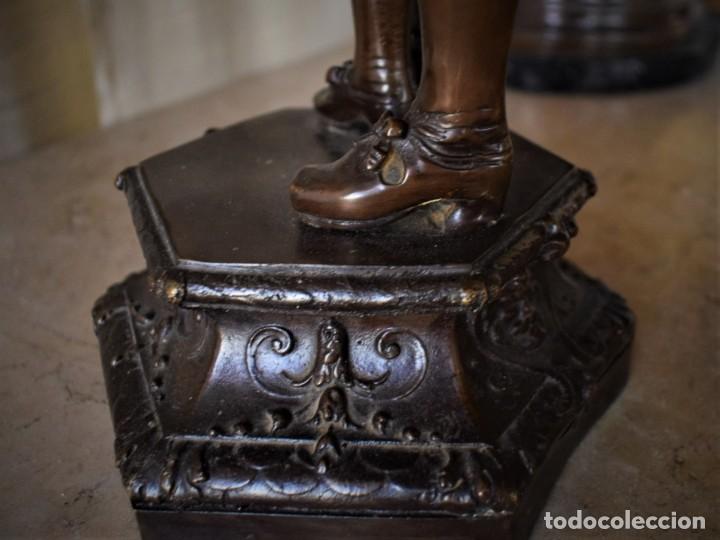Arte: Mosquetero en bronce, s. XIX - Foto 15